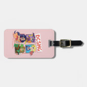 DC Super Hero Girls Quartett Gepäckanhänger (Vorderseite horizontal)