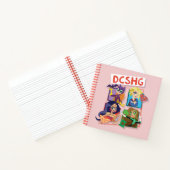 DC Super Hero Girls Quartett Notizblock (Innenseite)