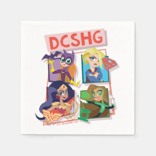 DC Super Hero Girls Quartett Serviette