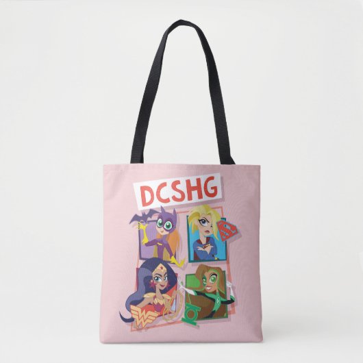 DC Super Hero Girls Quartett Tasche (Vorderseite)