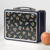 DC Super Hero Girls Rainbow Icon Muster Metall Brotdose (Beispiel)