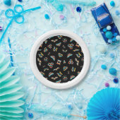 DC Super Hero Girls Rainbow Icon Muster Pappteller (Party)