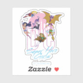 DC Super Hero Girls Skyline Aufkleber (Blatt)