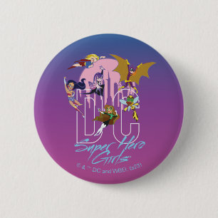 DC Super Hero Girls Skyline Button
