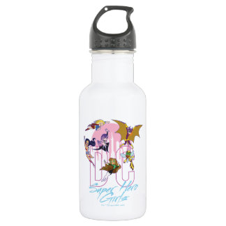 DC Super Hero Girls Skyline Edelstahlflasche