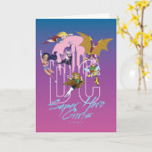 DC Super Hero Girls Skyline Karte (Gelbe Blume)