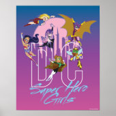 DC Super Hero Girls Skyline Poster (Vorne)