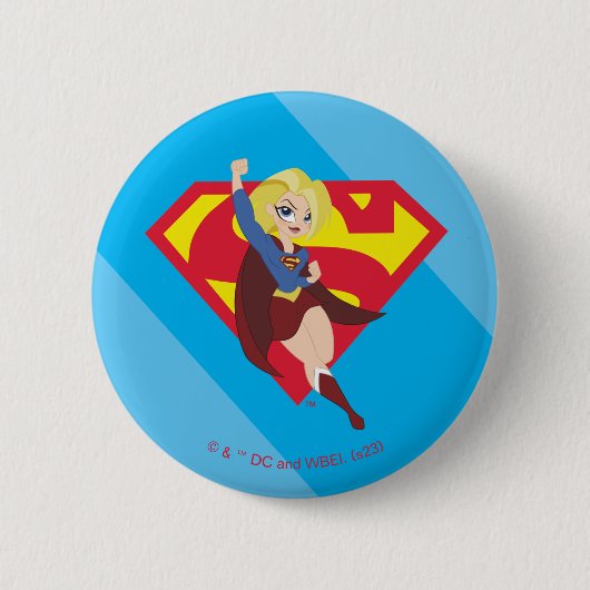 DC Super Hero Girls Supergirl Button (Vorderseite)