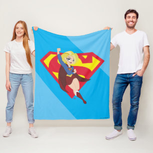 DC Super Hero Girls Supergirl Fleecedecke