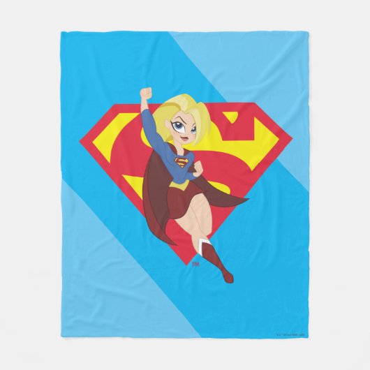 DC Super Hero Girls Supergirl Fleecedecke (Vorderseite)