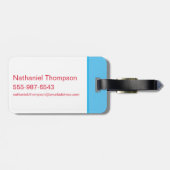 DC Super Hero Girls Supergirl Gepäckanhänger (Rückseite horizontal)