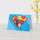 DC Super Hero Girls Supergirl Karte (Gelbe Blume)