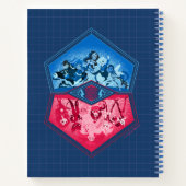 DC Super Hero Girls Teamwork Battle Notizblock (Rückseite)