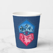 DC Super Hero Girls Teamwork Battle Pappbecher (Rückseite)