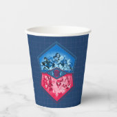 DC Super Hero Girls Teamwork Battle Pappbecher (Vorderseite)