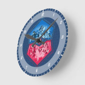 DC Super Hero Girls Teamwork Battle Runde Wanduhr (Winkel)