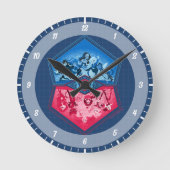 DC Super Hero Girls Teamwork Battle Runde Wanduhr (Vorderseite)
