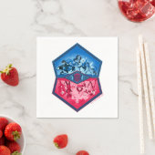 DC Super Hero Girls Teamwork Battle Serviette (Beispiel)