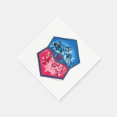 DC Super Hero Girls Teamwork Battle Serviette (Ecke)