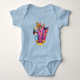 DC Super Hero Girls Trio Baby Strampler