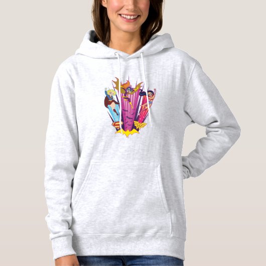DC Super Hero Girls Trio Hoodie (Vorderseite)