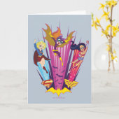 DC Super Hero Girls Trio Karte (Gelbe Blume)