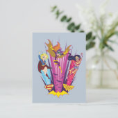 DC Super Hero Girls Trio Postkarte (Stehend Vorderseite)