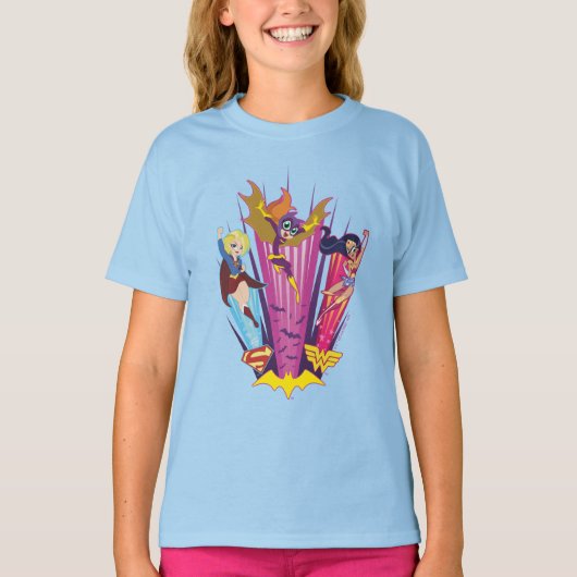 DC Super Hero Girls Trio T-Shirt (Vorderseite)