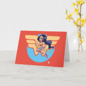 DC Super Hero Girls Wonder Woman Karte (Gelbe Blume)