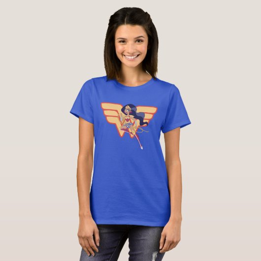 DC Super Hero Girls Wonder Woman T-Shirt (Vorne ganz)