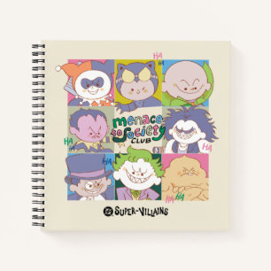 DC Super-Schurken-Bedrohung der Gesellschaft Club- Notizblock