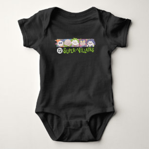DC-Super-Schurken-Cartoon-Lineup Baby Strampler