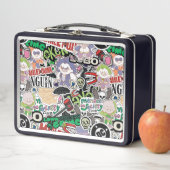 DC-Super-Schurken-Cartoon-Muster Metall Brotdose (Beispiel)