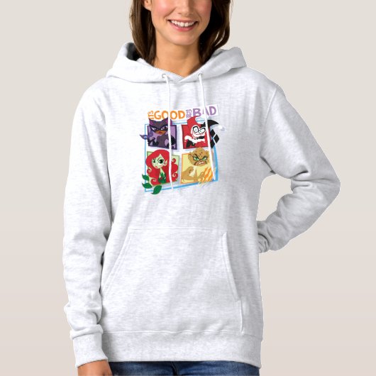 DC Super Villain Girls Es ist gut, schlecht zu sei Hoodie (Vorderseite)