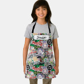DC Super-Villains Cartoon Pattern Schürze (Insitu)