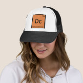 Dc - Symbol für die Chemie der Doppelschnecke Truckerkappe (Beispiel)