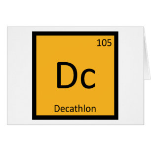 Dc - Symbol für Track- und Feldchemie von Decathlo