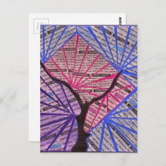 DC U-Bahn-Bereich Postkarte (Vorne/Hinten)