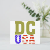 DC USA! POSTKARTE (Stehend Vorderseite)