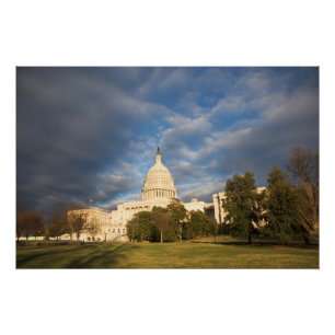 DC USA-, Washington, Hauptstadts-Gebäude Poster