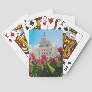 DC USA-, Washington, Hauptstadts-Gebäude Spielkarten