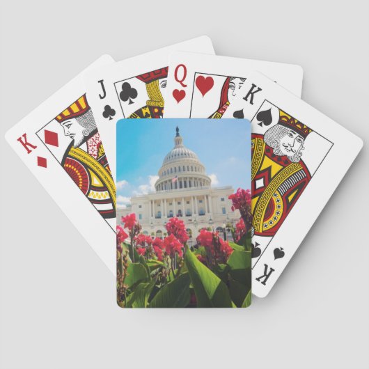 DC USA-, Washington, Hauptstadts-Gebäude Spielkarten (Rückseite)