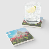 DC USA-, Washington, Hauptstadts-Gebäude Steinuntersetzer (Seitenansicht)