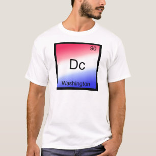 Dc - Washington, Chemie-Elementsymbol T-Shirt