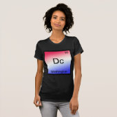 DC - Washington, City Chemistry Element Symbol T-Shirt (Vorne ganz)
