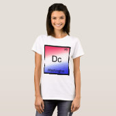 DC - Washington, City Chemistry Element Symbol T-Shirt (Vorne ganz)