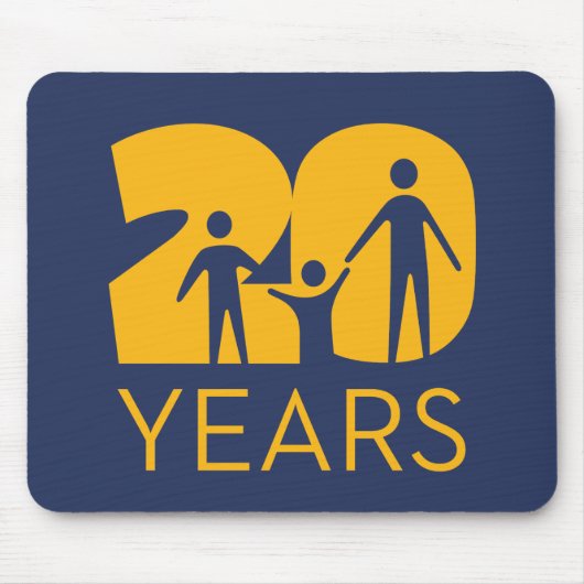DCF 20-Jahres-Jubiläum Mousepad (Vorne)