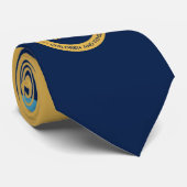 DCF Siegel Neck Tie - Alternative Gold Krawatte (Gerollt)