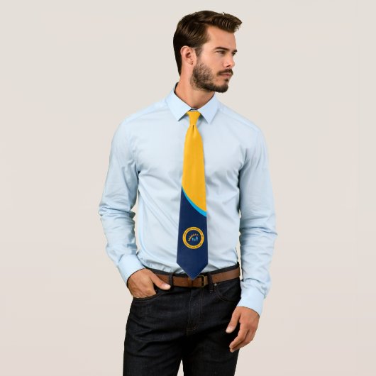 DCF Siegel Neck Tie - Gold Krawatte (Beispiel)
