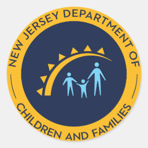 DCF-Siegel-Sticker Runder Aufkleber